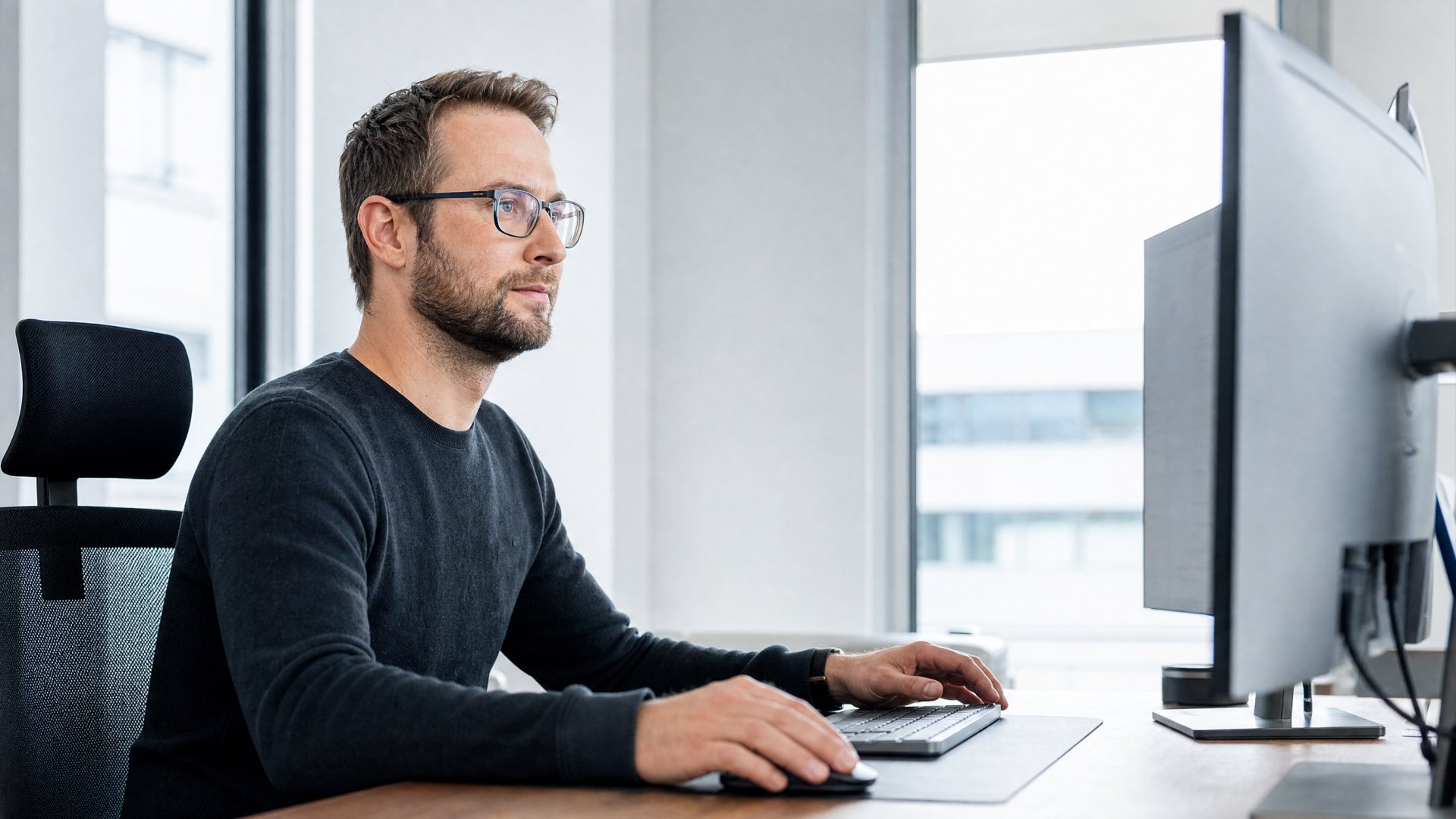 IT-Systemadministrator von badata an der Server-Infrastruktur im Bremer Rechenzentrum